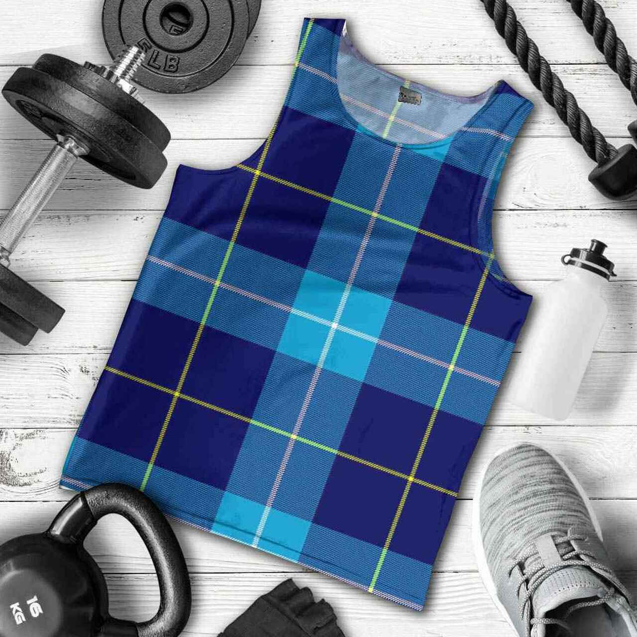 McKerrell Tartan Plaid Men Tank Top