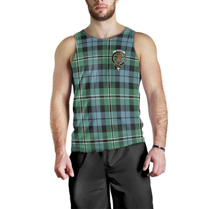 Melville Tartan Crest Men Tank Top