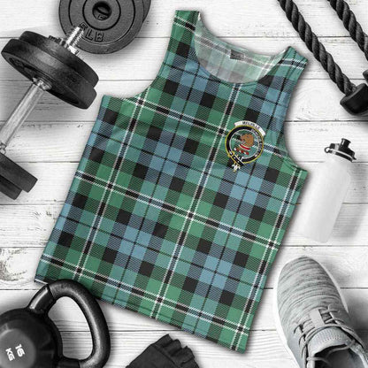 Melville Tartan Crest Men Tank Top