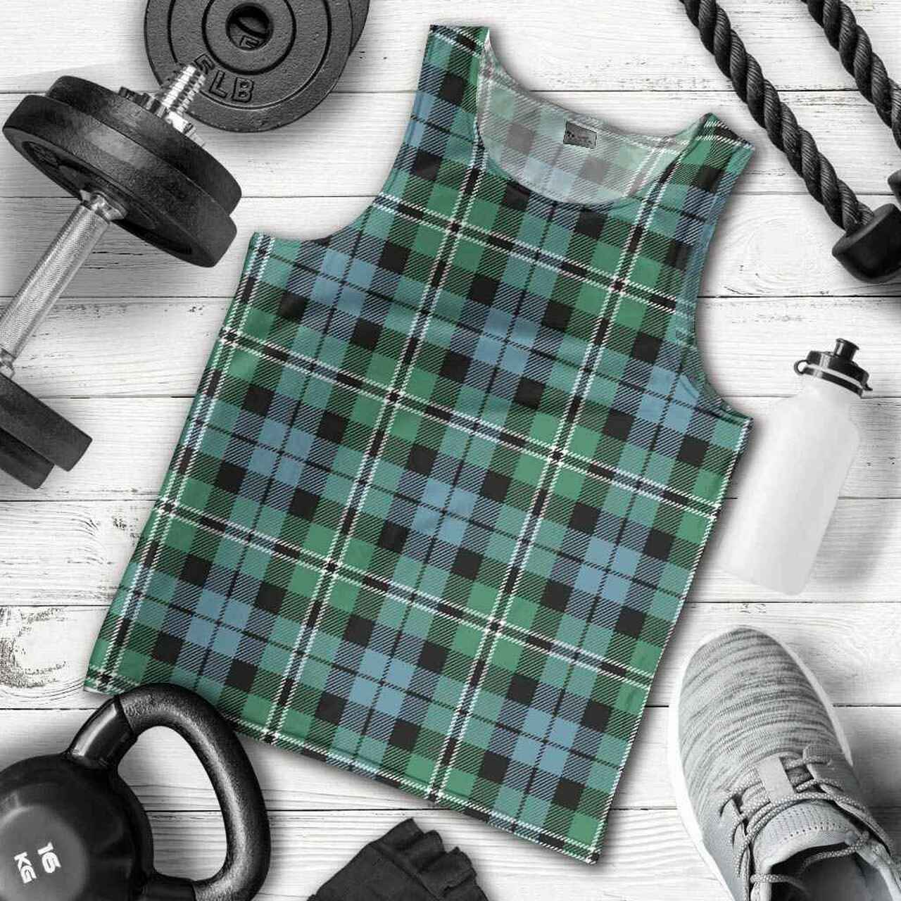 Melville Tartan Plaid Men Tank Top