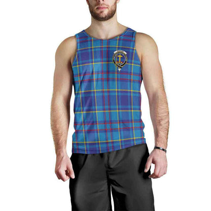 Mercer Tartan Crest Men Tank Top