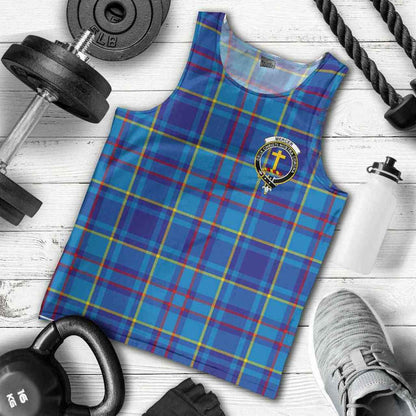 Mercer Tartan Crest Men Tank Top