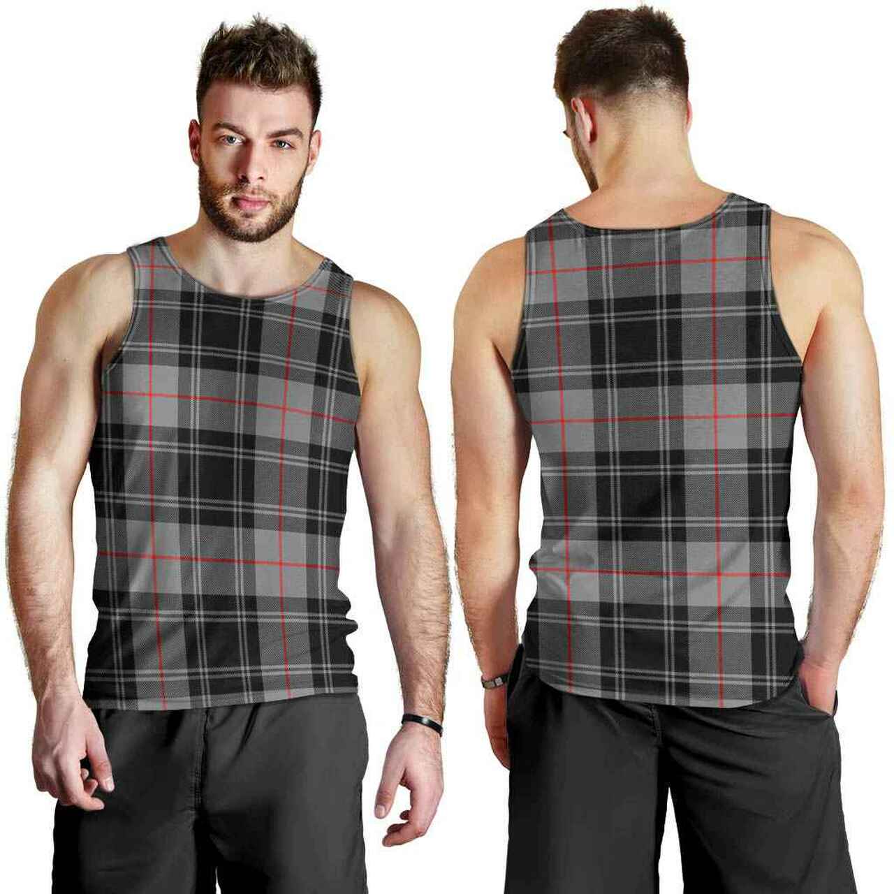 Moffat Modern Tartan Plaid Men Tank Top