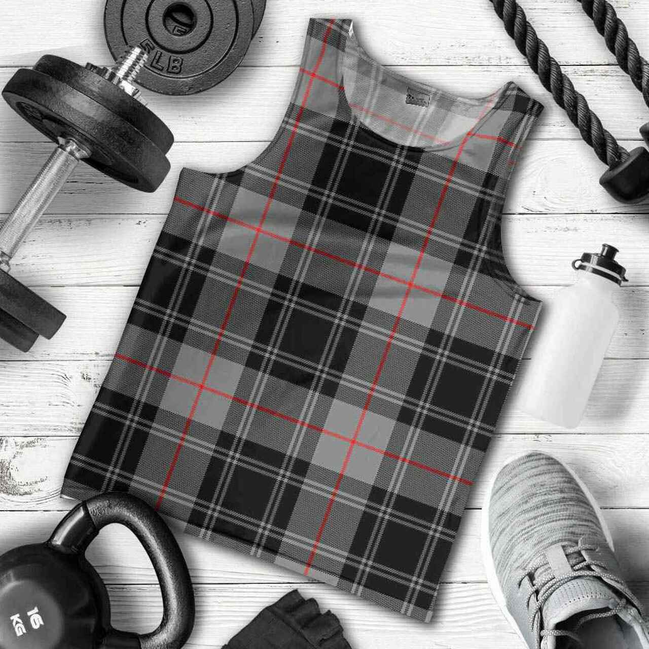 Moffat Modern Tartan Plaid Men Tank Top