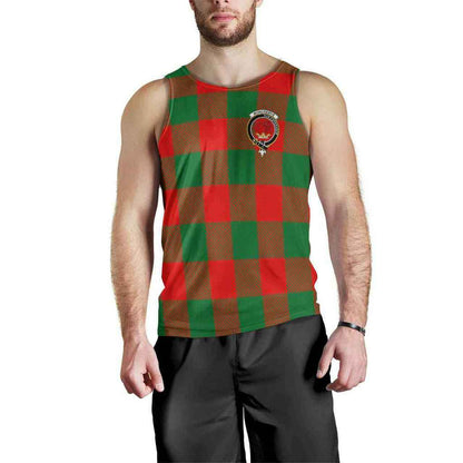 Moncrieffe Tartan Crest Men Tank Top