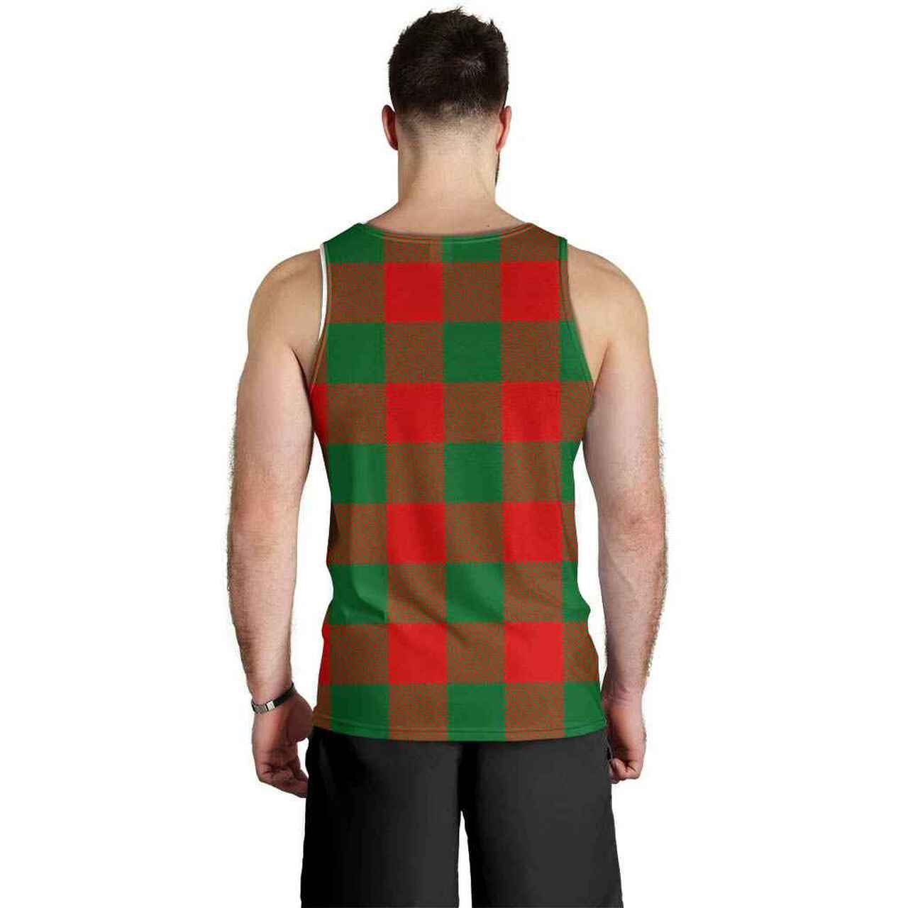 Moncrieffe Tartan Crest Men Tank Top