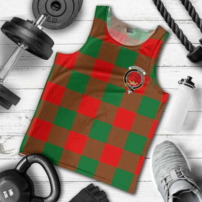 Moncrieffe Tartan Crest Men Tank Top