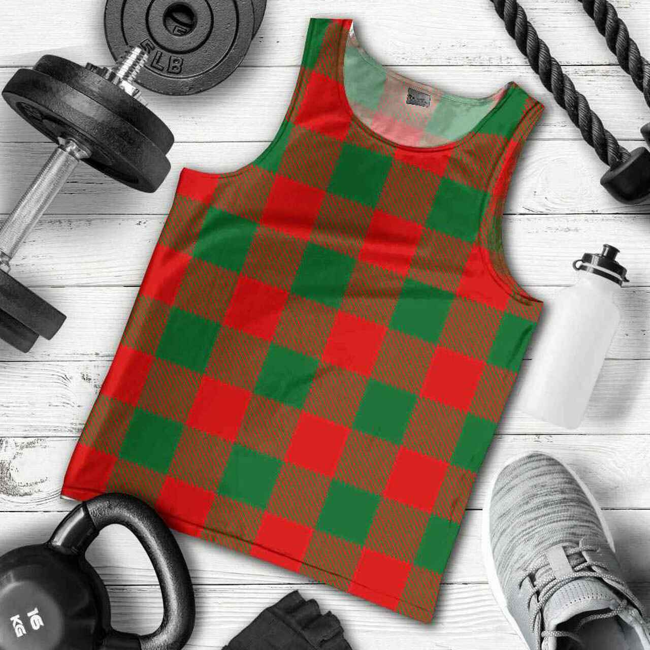 Moncrieffe Tartan Plaid Men Tank Top