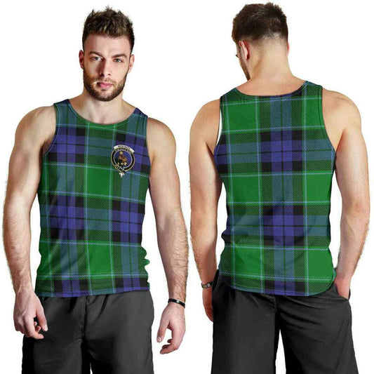 Monteith Tartan Crest Men Tank Top