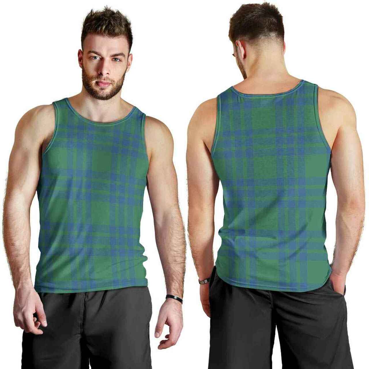 Montgomery Ancient Tartan Plaid Men Tank Top