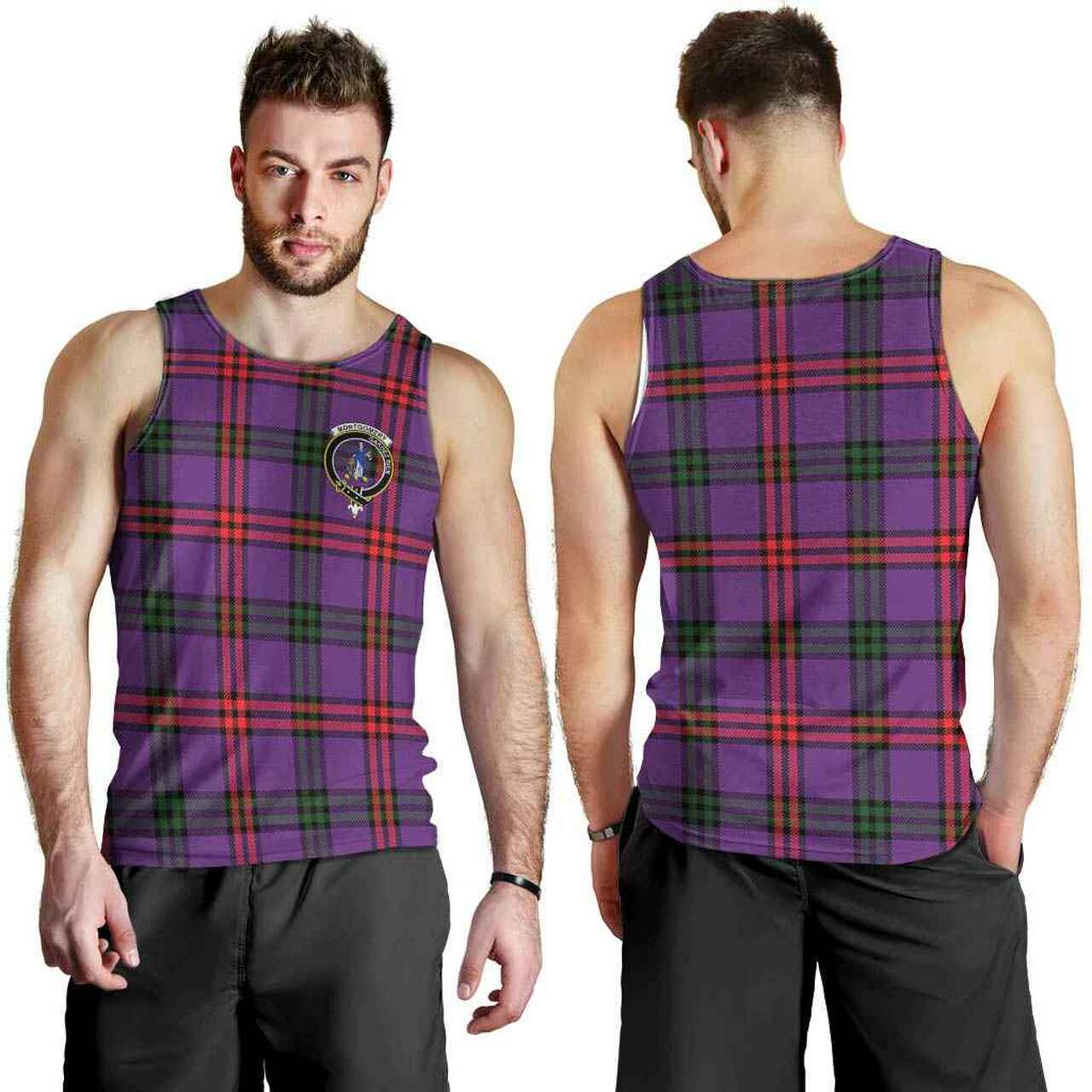 Montgomery Tartan Crest Men Tank Top