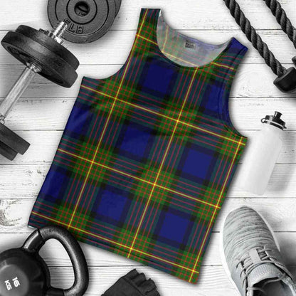 More (Muir) Tartan Plaid Men Tank Top