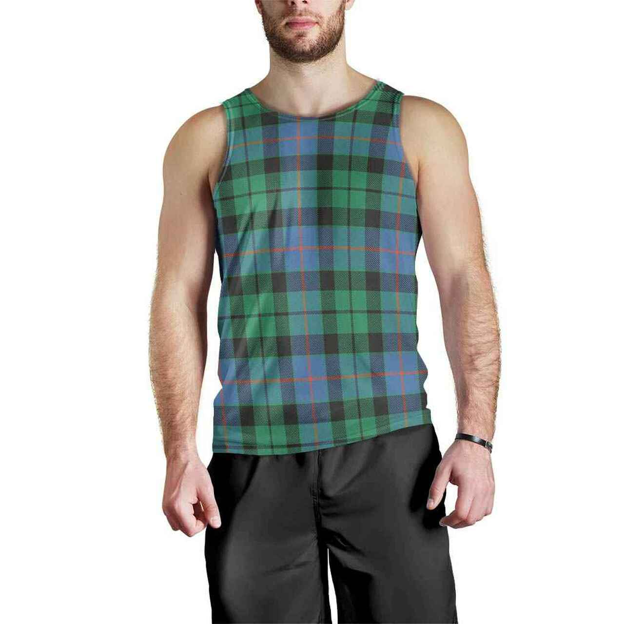 Morrison Ancient Tartan Plaid Men Tank Top