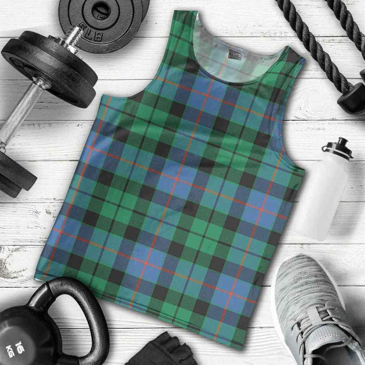 Morrison Ancient Tartan Plaid Men Tank Top