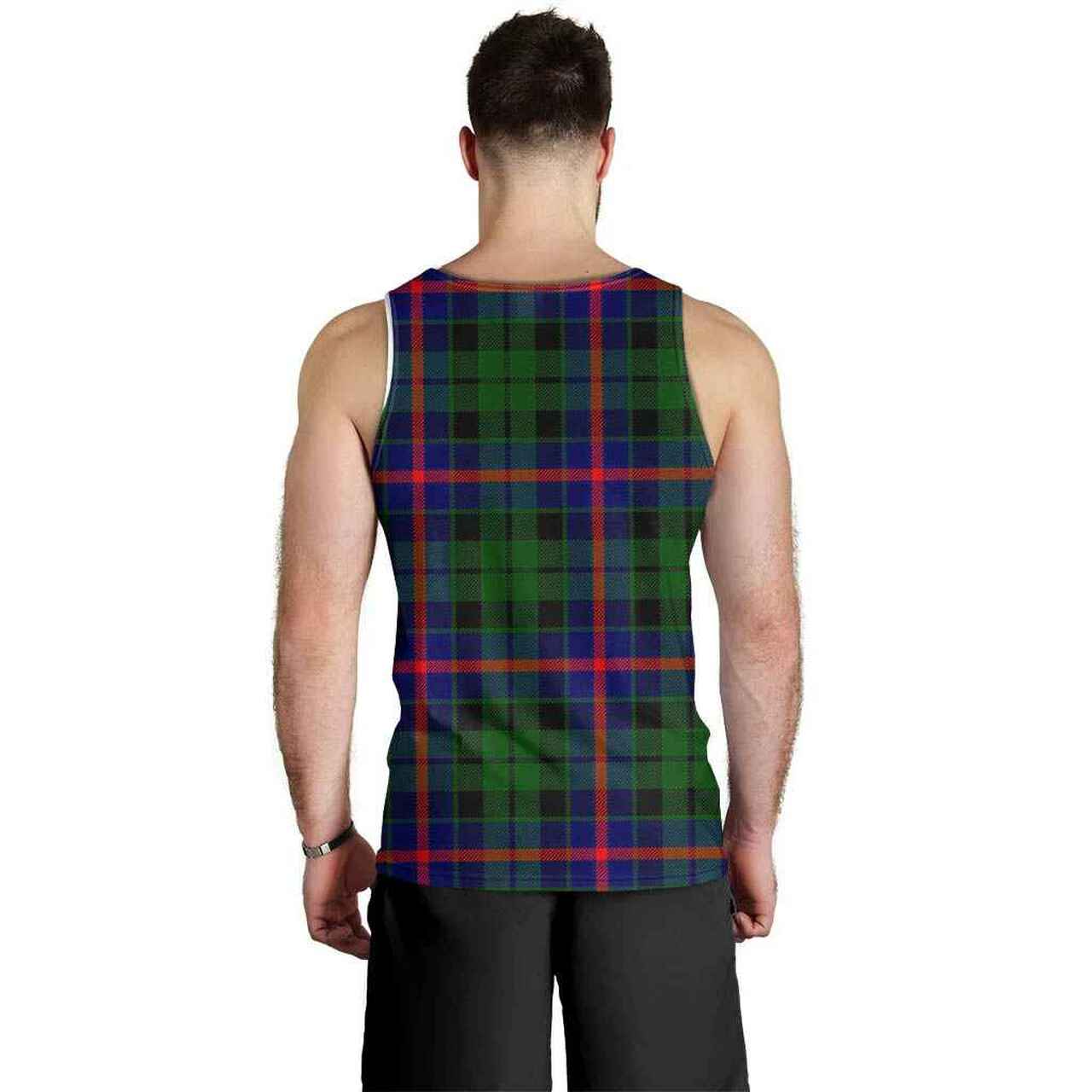 Morrison Tartan Crest Men Tank Top