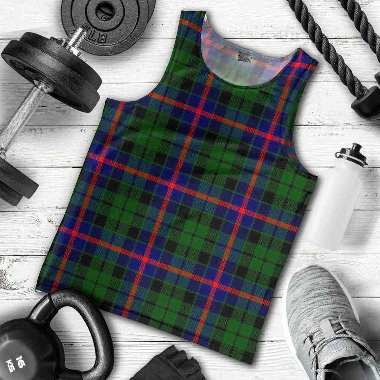 Morrison Modern Tartan Plaid Men Tank Top