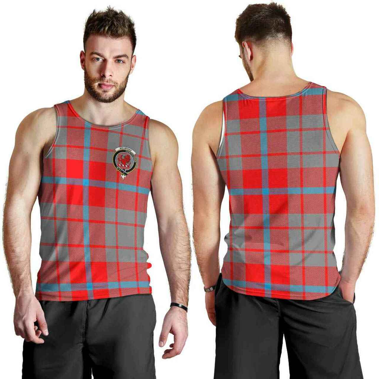 Moubray Tartan Crest Men Tank Top