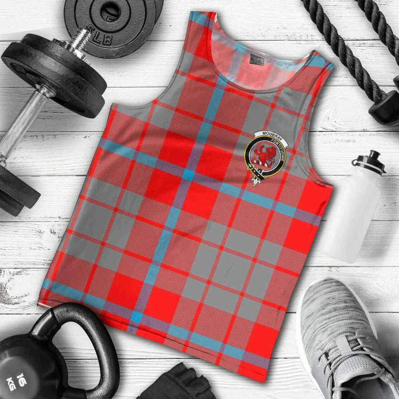 Moubray Tartan Crest Men Tank Top