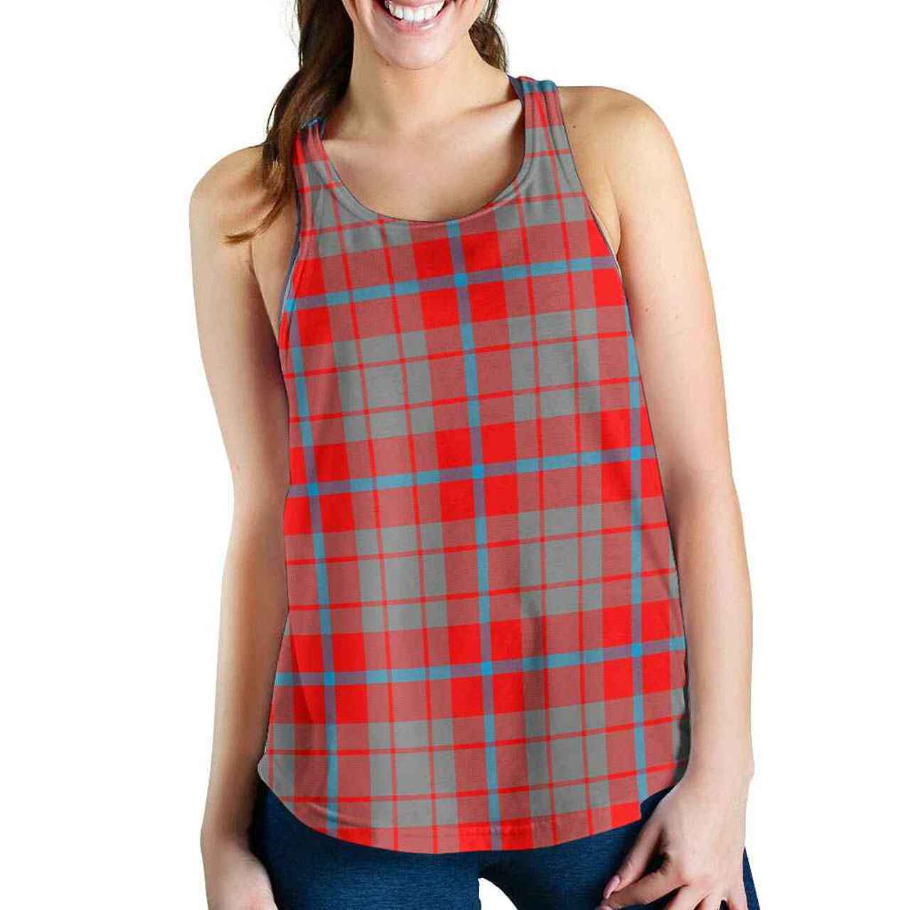 Moubray Tartan Plaid Women Racerback Tank