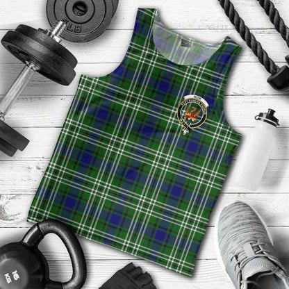 Mow Tartan Crest Men Tank Top