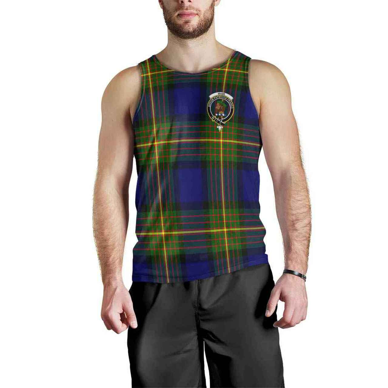 Muir Tartan Crest Men Tank Top