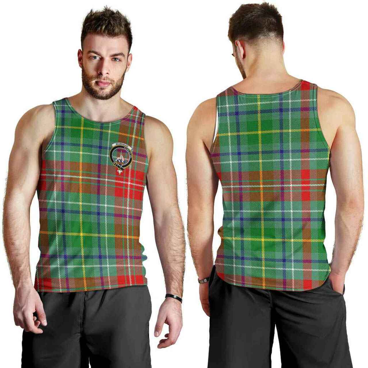 Muirhead Tartan Crest Men Tank Top