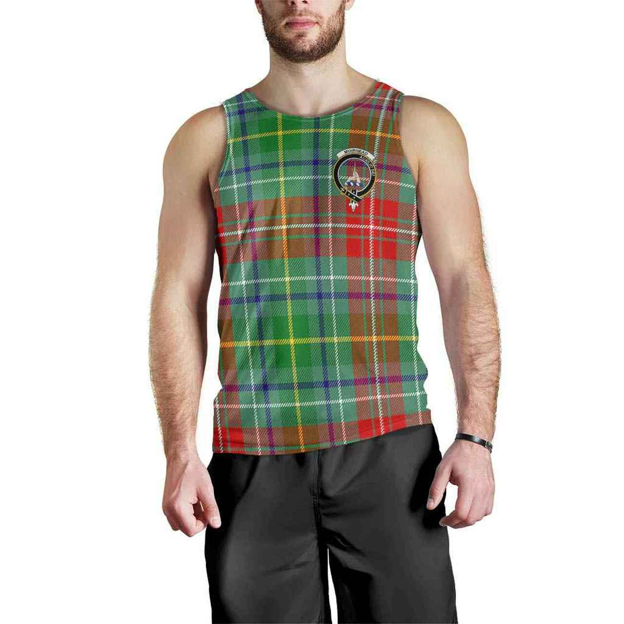 Muirhead Tartan Crest Men Tank Top