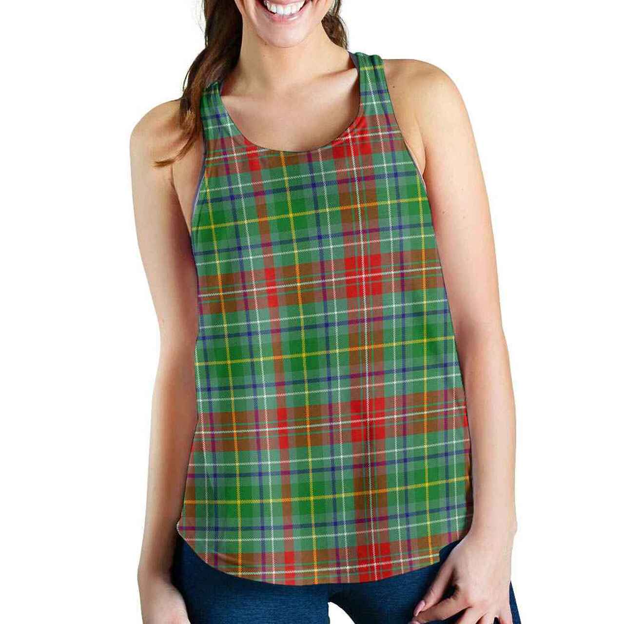 Muirhead Tartan Plaid Women Racerback Tank