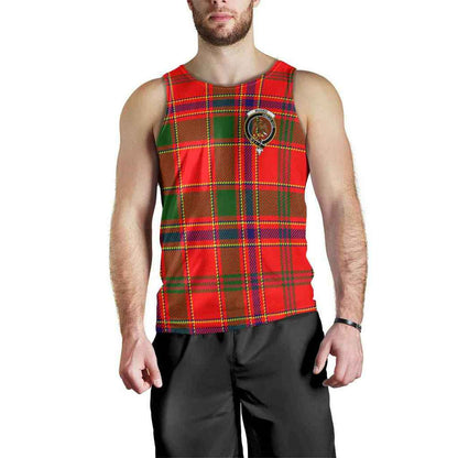 Munro Tartan Crest Men Tank Top