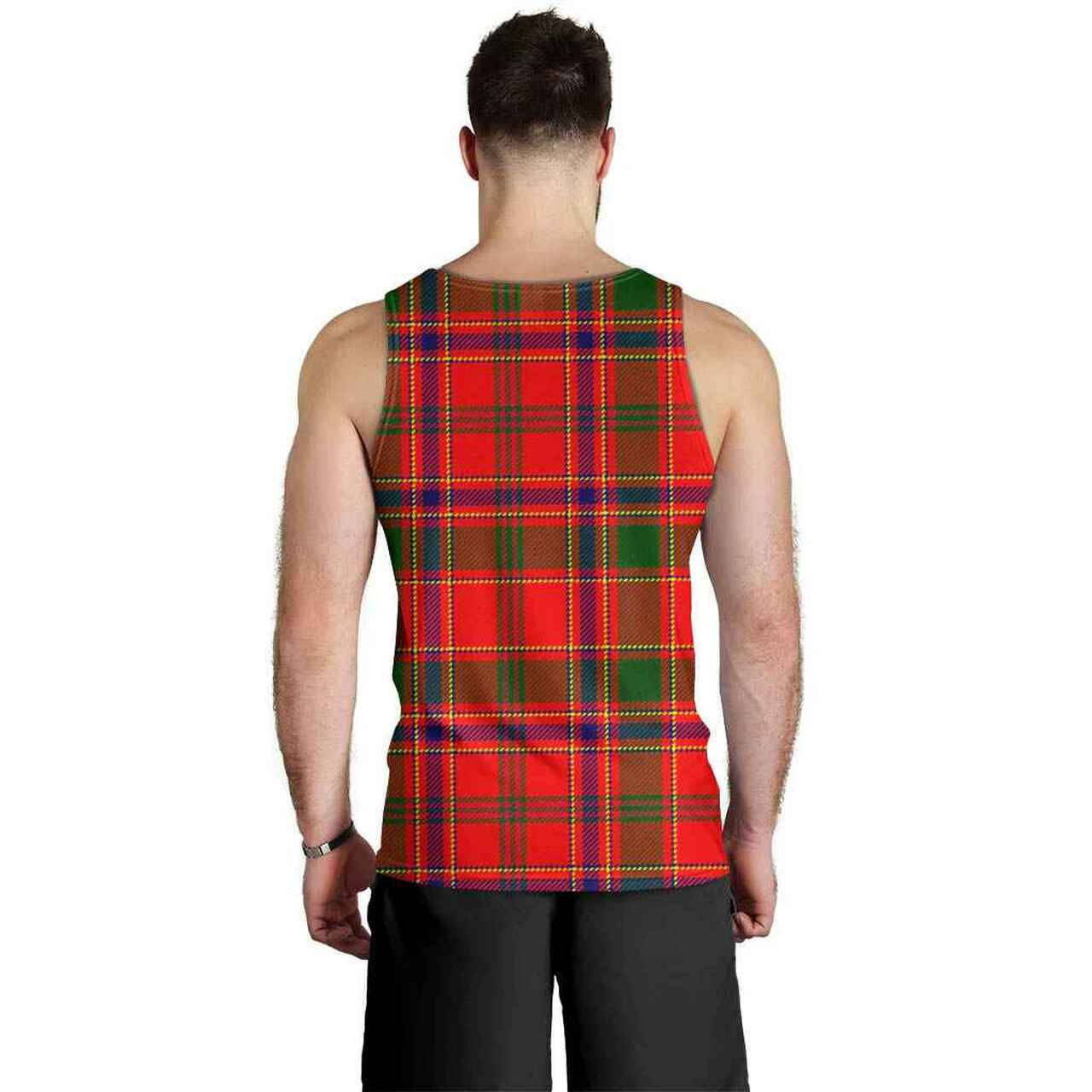 Munro Modern Tartan Plaid Men Tank Top