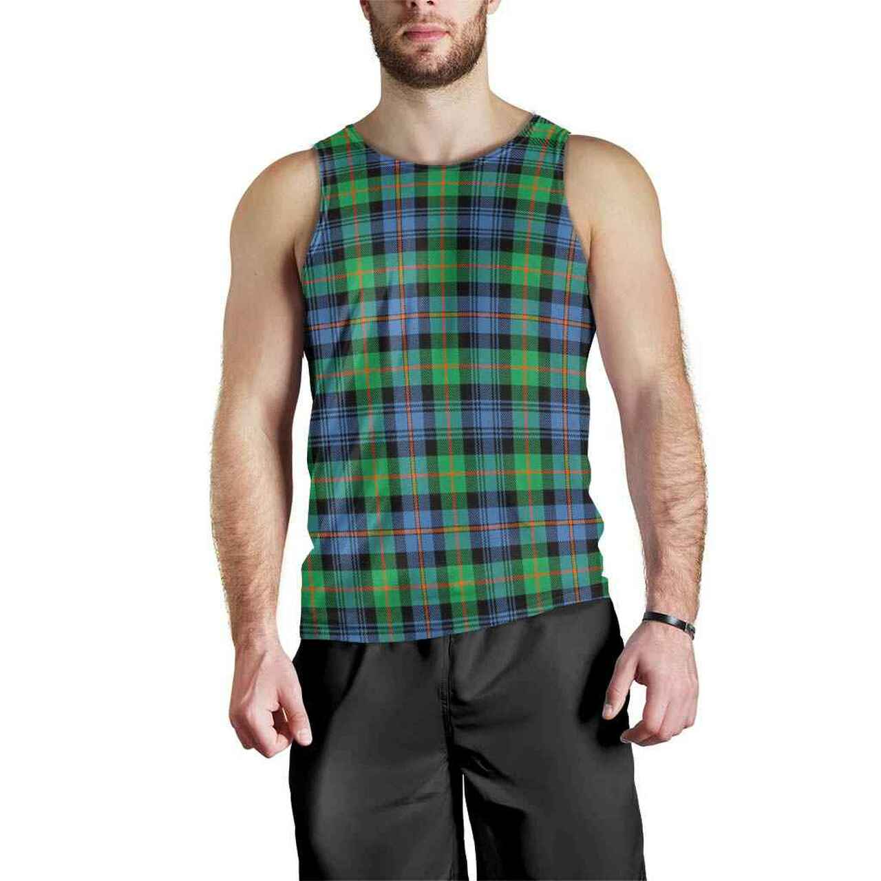 Murray of Atholl Ancient Tartan Plaid Men Tank Top