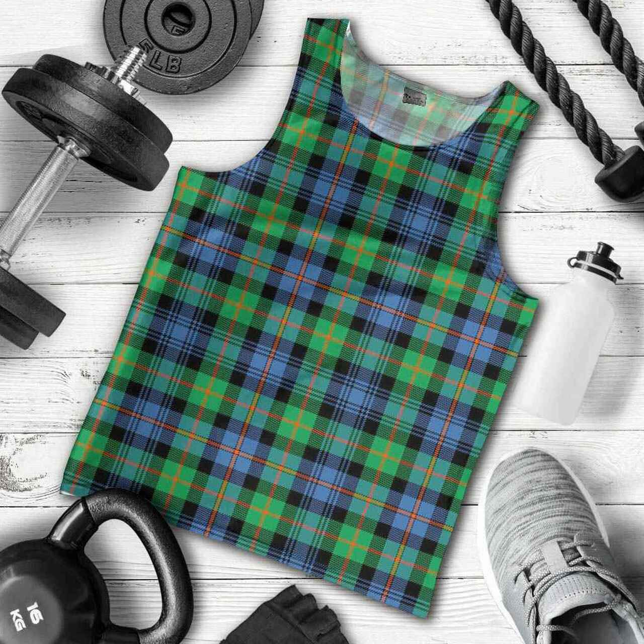 Murray of Atholl Ancient Tartan Plaid Men Tank Top