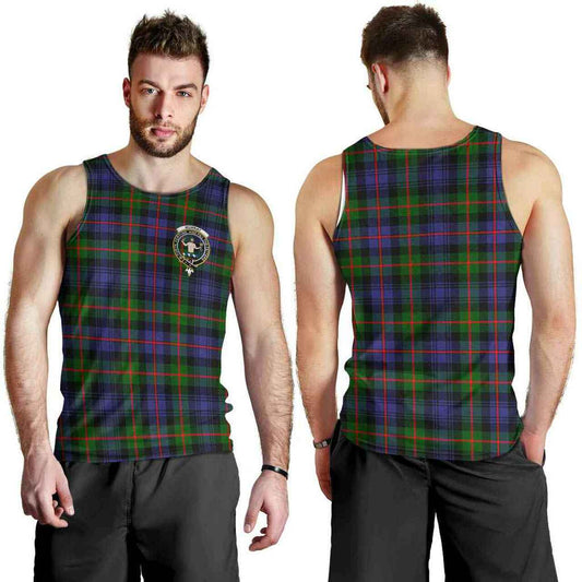 Murray (of Atholl) Tartan Crest Men Tank Top