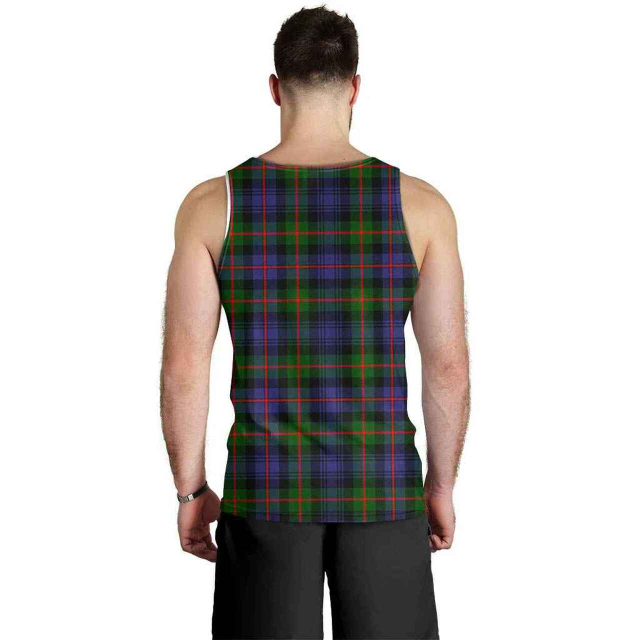 Murray (of Atholl) Tartan Crest Men Tank Top