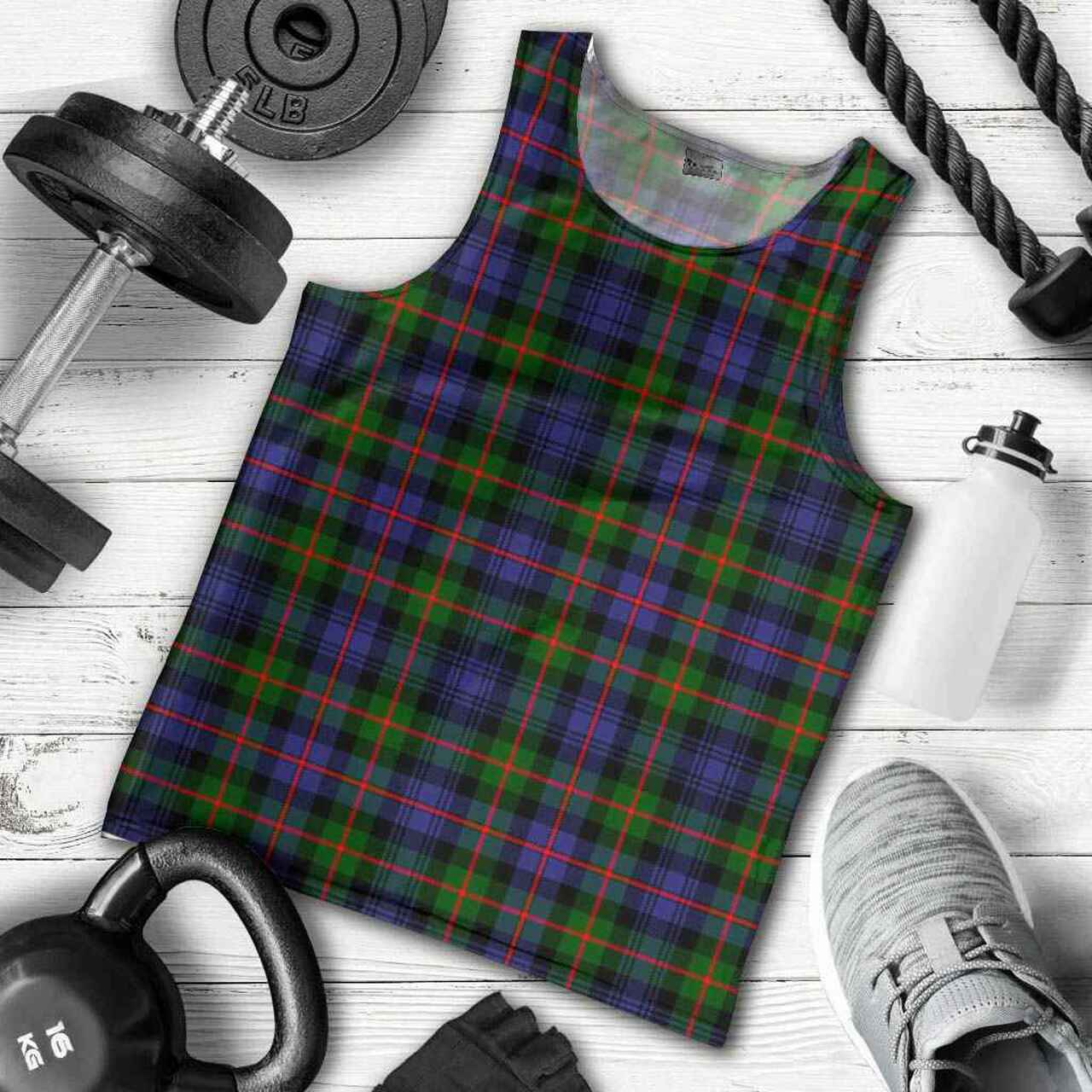 Murray of Atholl Modern Tartan Plaid Men Tank Top