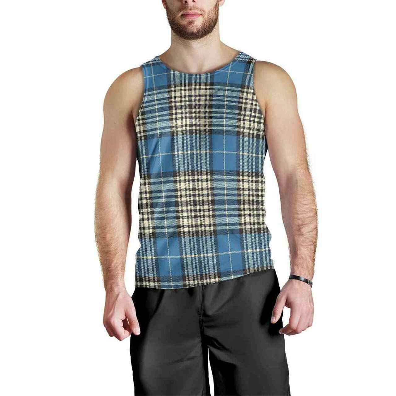 Napier Ancient Tartan Plaid Men Tank Top