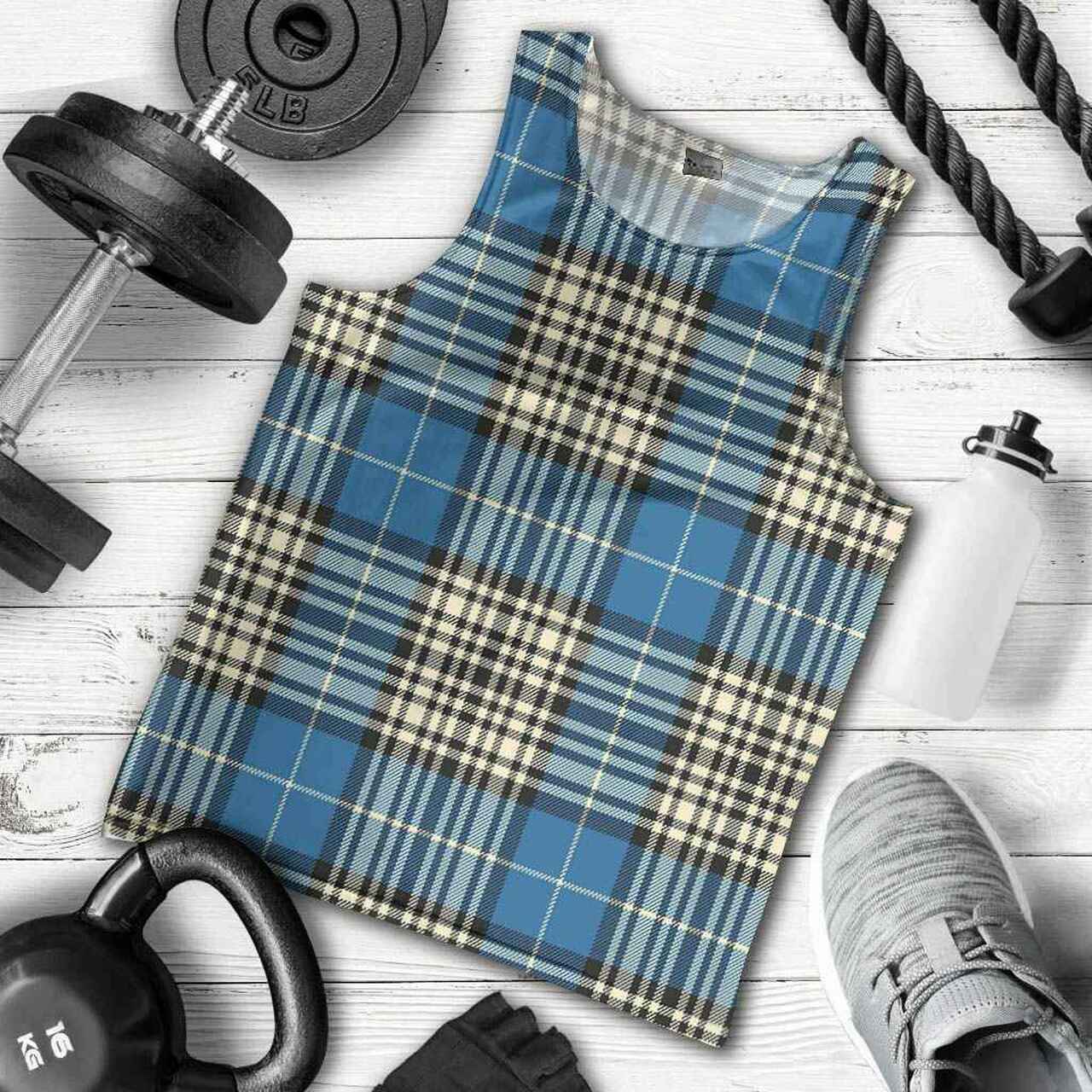 Napier Ancient Tartan Plaid Men Tank Top