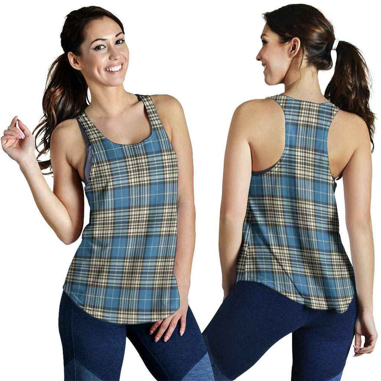 Napier Ancient Tartan Plaid Women Racerback Tank