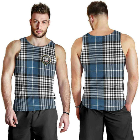 Napier Tartan Crest Men Tank Top