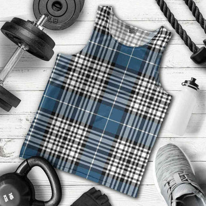 Napier Modern Tartan Plaid Men Tank Top