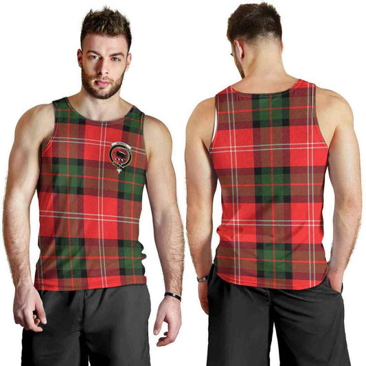 Nesbitt Tartan Crest Men Tank Top