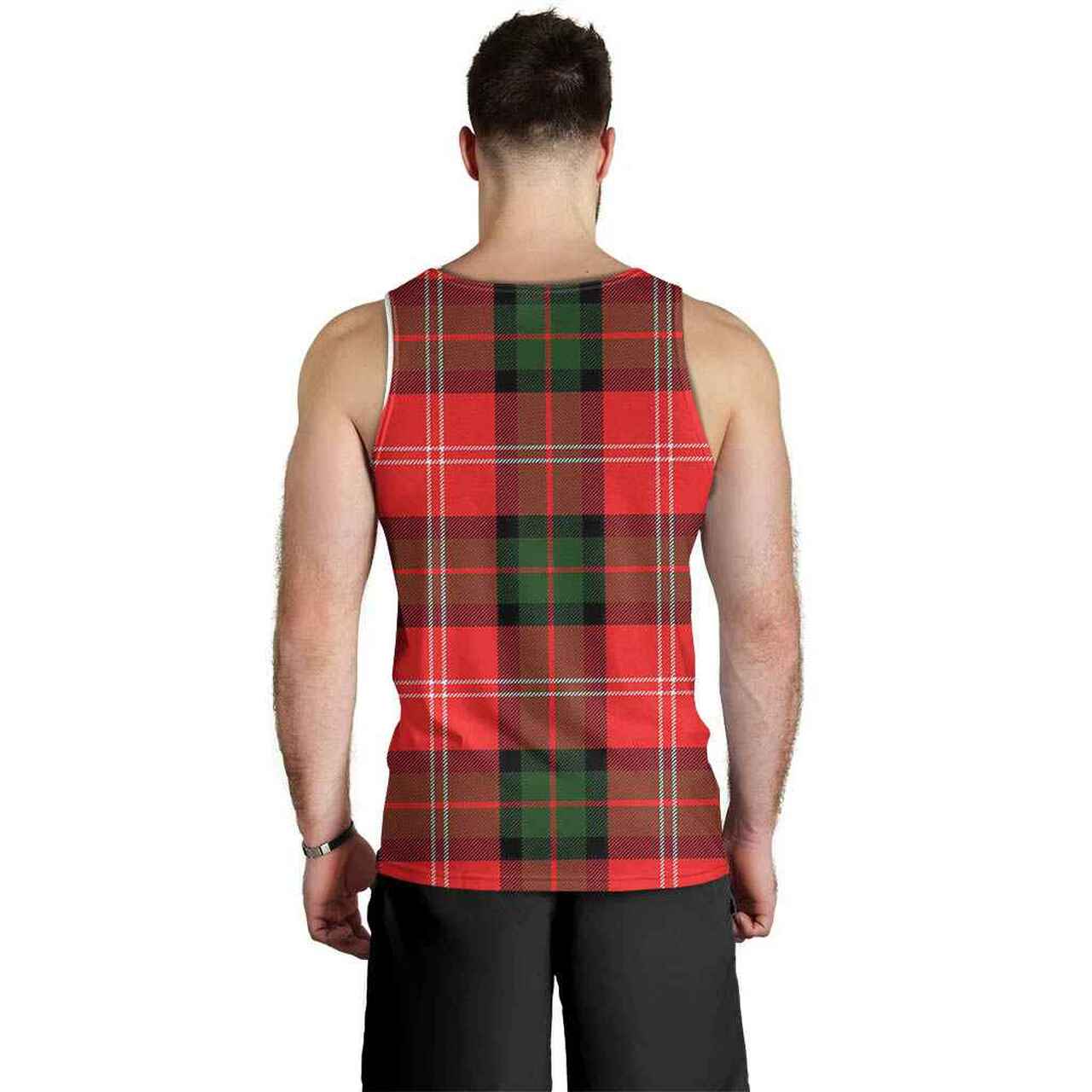 Nesbitt Tartan Crest Men Tank Top