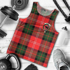 Nesbitt Tartan Crest Men Tank Top