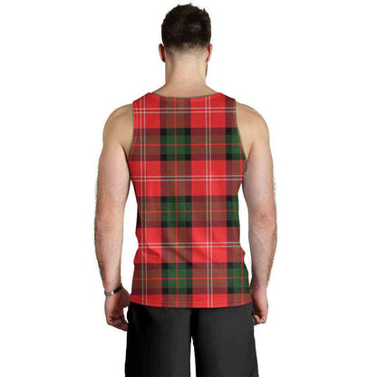 Nesbitt Modern Tartan Plaid Men Tank Top