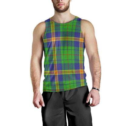 New Mexico Tartan Plaid Men Tank Top