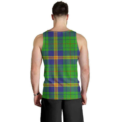 New Mexico Tartan Plaid Men Tank Top