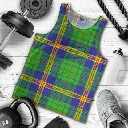 New Mexico Tartan Plaid Men Tank Top