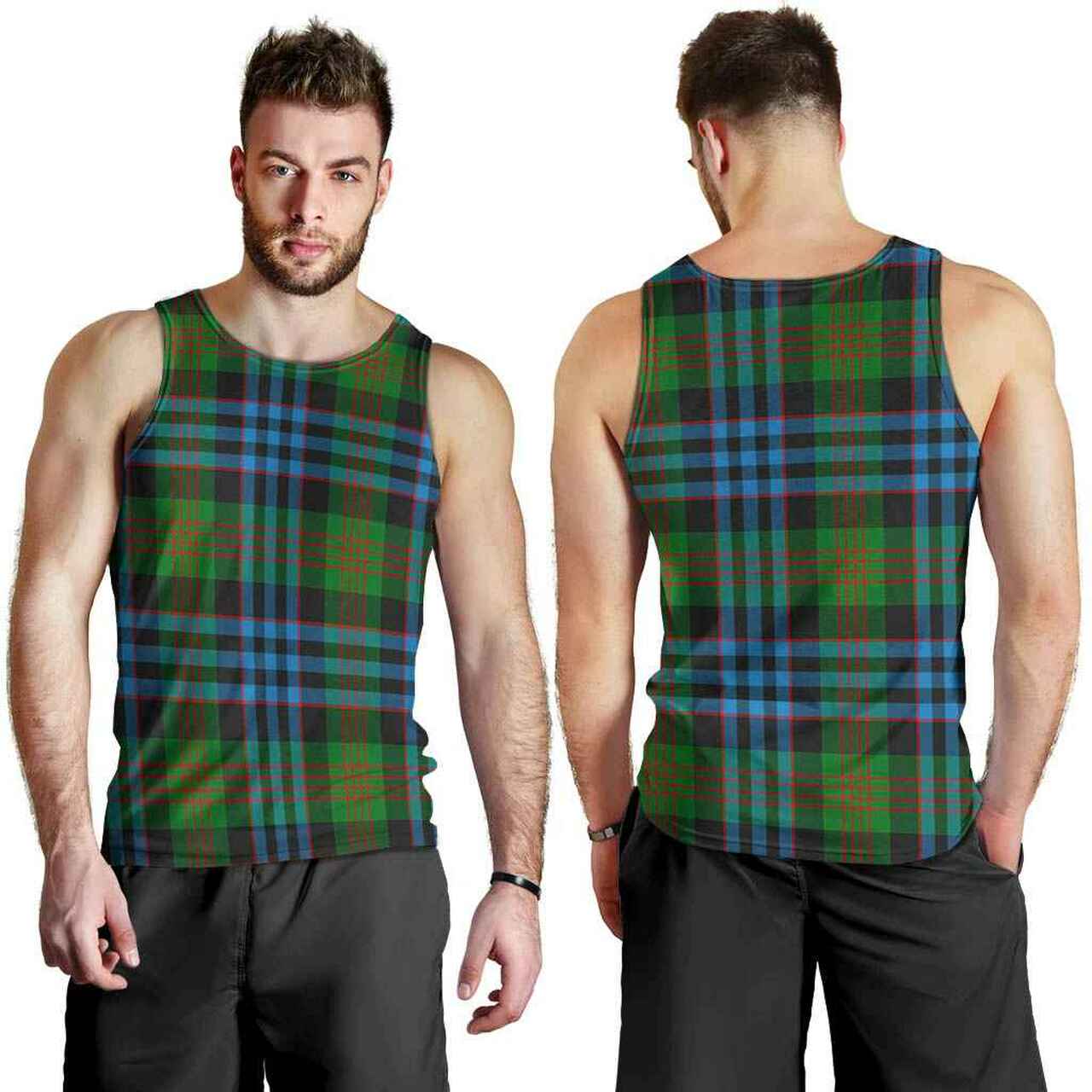 Newlands of Lauriston Tartan Plaid Men Tank Top