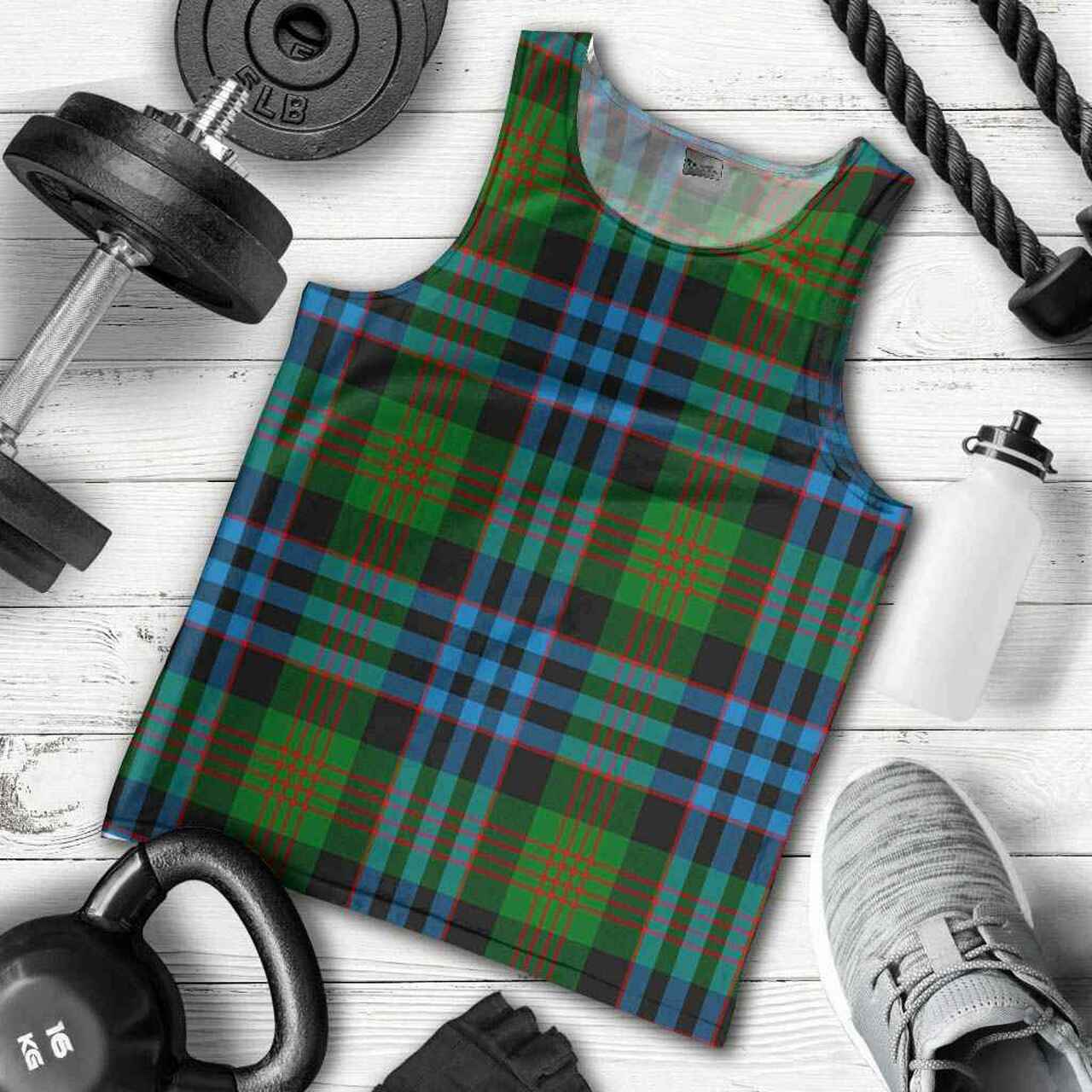 Newlands of Lauriston Tartan Plaid Men Tank Top