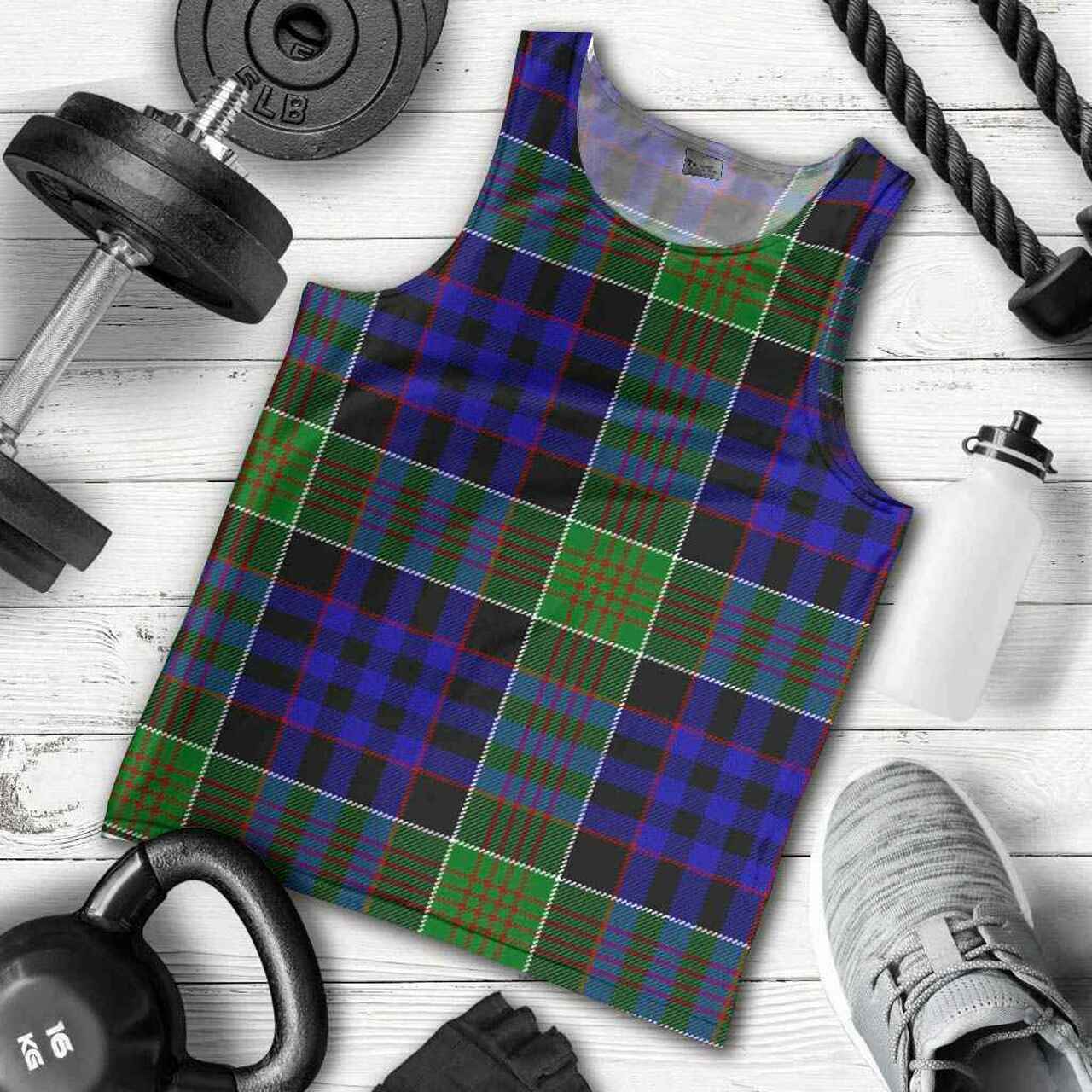 Newman Tartan Plaid Men Tank Top